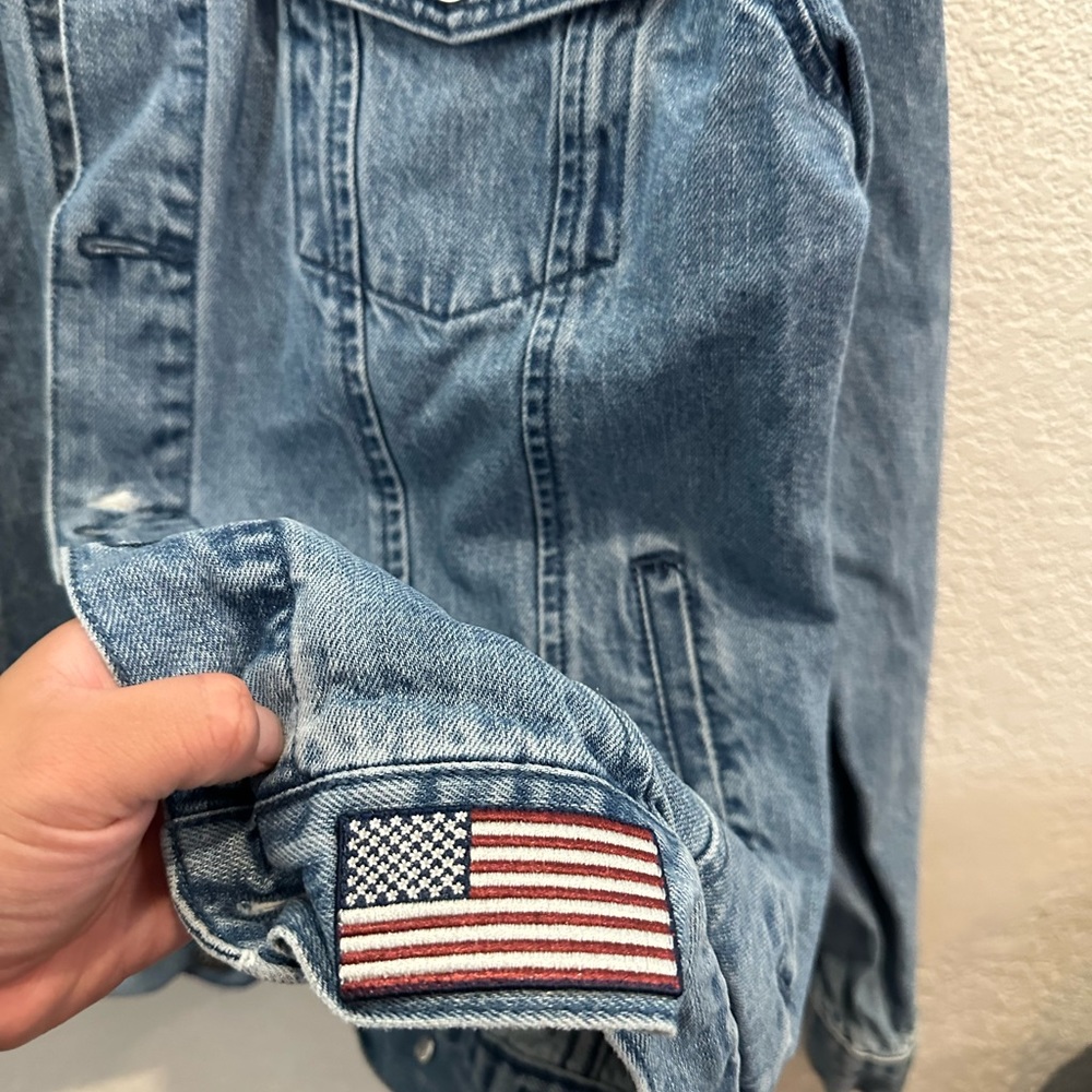 PACsun Los angeles denim jacket - Picture 3 of 4